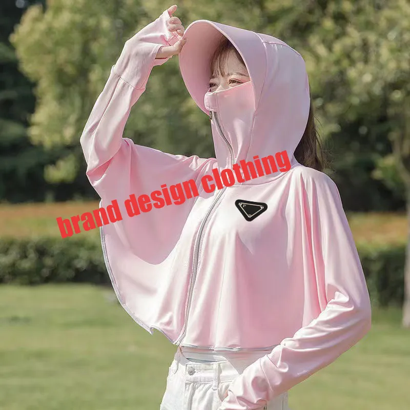 Designer Femmes Crème Solaire Vêtements De Luxe Classique Manteau Multicolore Coloré Crème Solaire Vêtements Femmes Protection D'été Vêtements Top