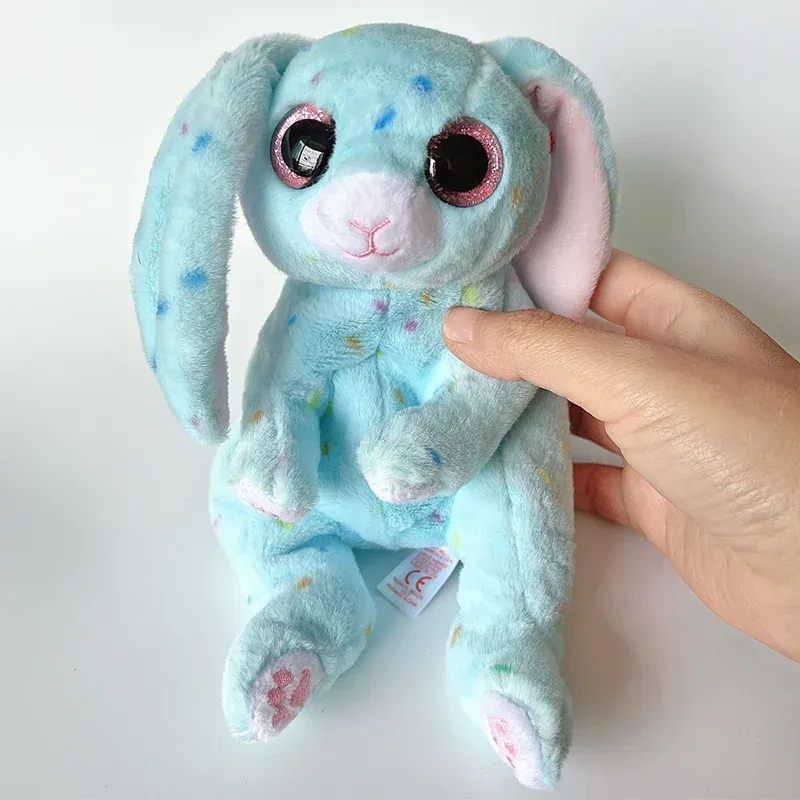 15cm Blue Big Eared Rabbit Stuffed Plush Toy Soft Cute Animal Doll With Big Eyes Ideal Childrens New Year Gift From Ddmysmile 19.78 DHgate.Com