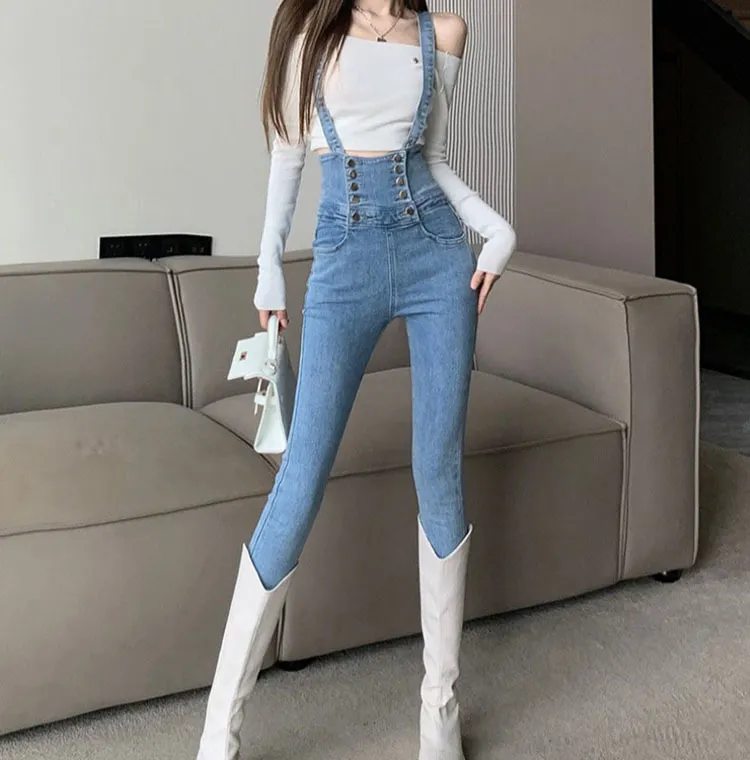 本日限定価格! GABA HIGH WAIST SUSPENDERS PANTS H＞GABA HIGHWAIST SUSPENDERS PANTS2022FW Jeans And Suspenders