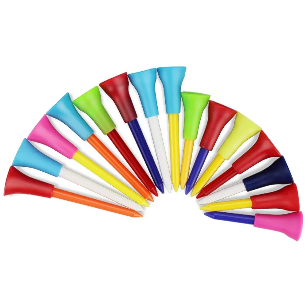 Golf Tees Mixed Colors Rubber Head Plastic Body …