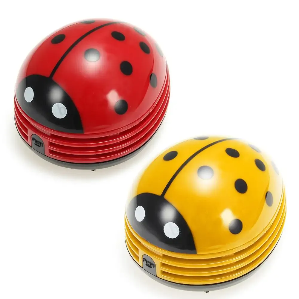 Table Vacuum Cleaner Ladybug Dust Cleaner Portable Desktop Coffee Dust Collector For Home Office Desktop Cleaning Crumb Sweepe - 7 - View #13