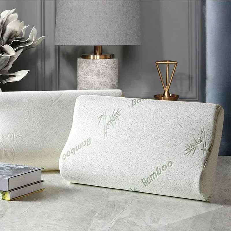 thumbnail image 2 of Bamboo Memory Foam Pillow – Orthopedic Anti-Bacterial Support, Premium Comfort 2 of 6