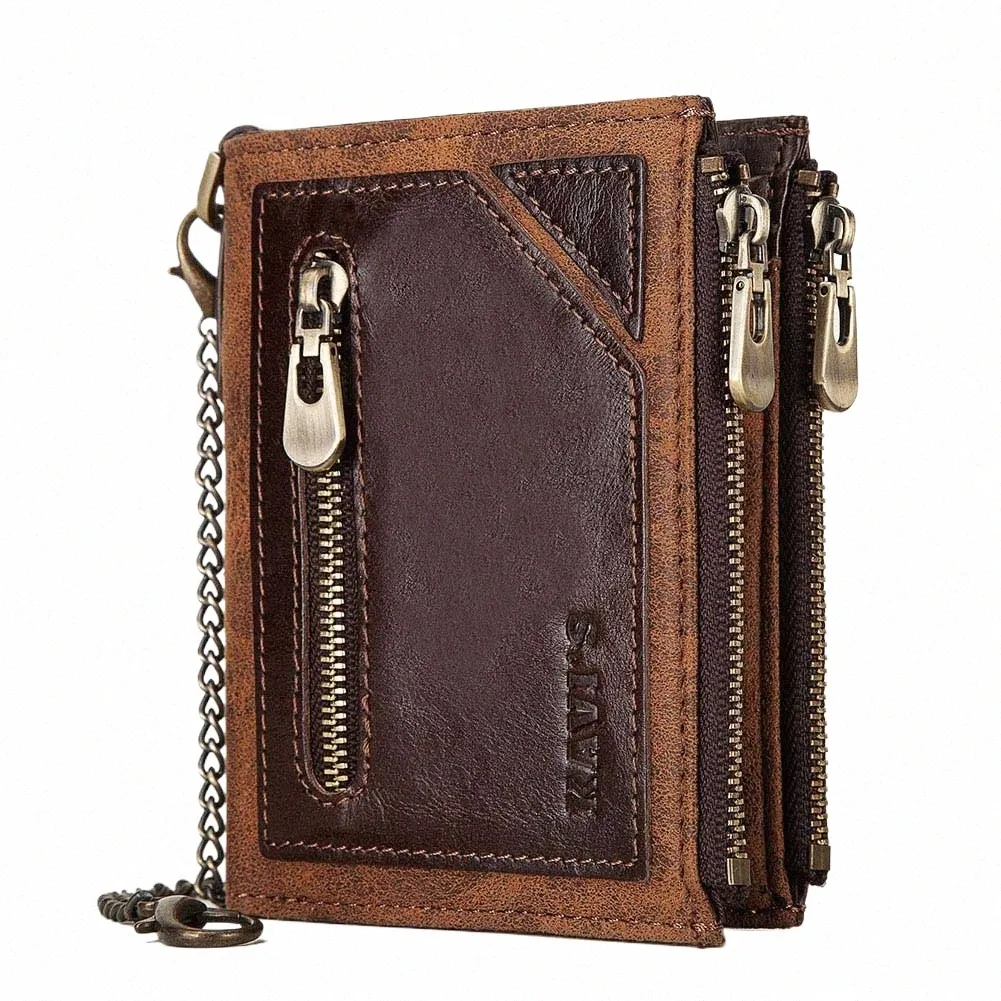 Vente chaude Casual Hommes Portefeuilles Crazy Horse En Cuir Court Porte-Monnaie Hasp Design Portefeuille En Cuir De Vache Portefeuilles D'embrayage Mâle Carteiras 45Lo #