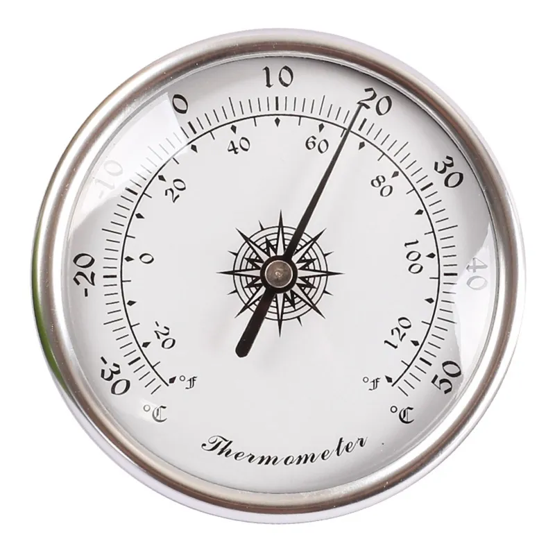 72mm Barometer Temperature and Humidity Gauge Monitor Indoor Thermometer with Humidity for Home Wall Room Incubator Tank