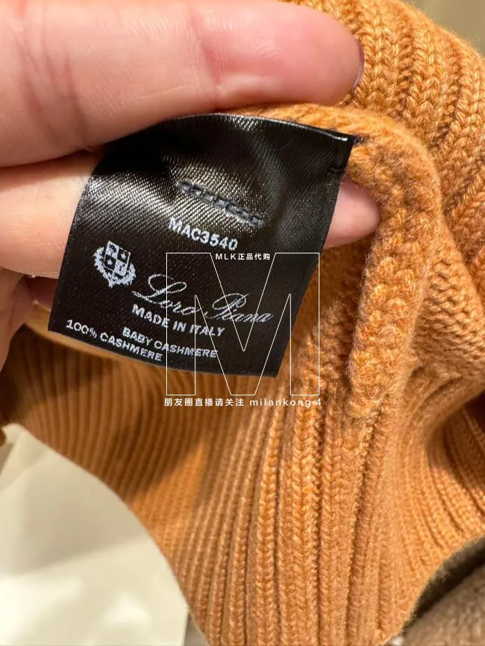 Suéteres femininos outono e inverno cashmere loro gola alta manga comprida suéteres piana