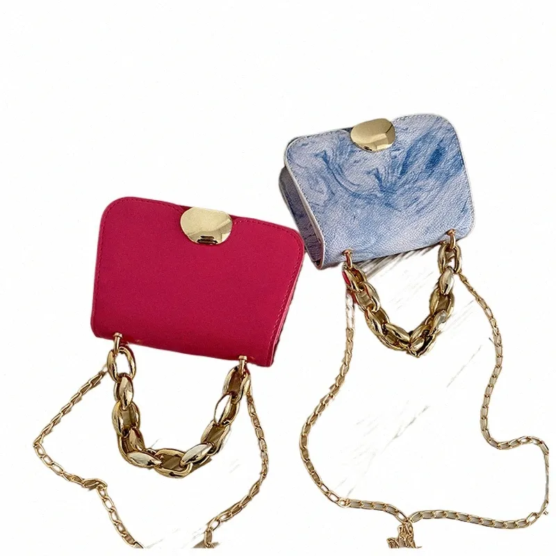 NY FI Simple Small Square Bag Women's Handbag Pu Leather Chain Mobile Phe Shoulder Bags G10W#