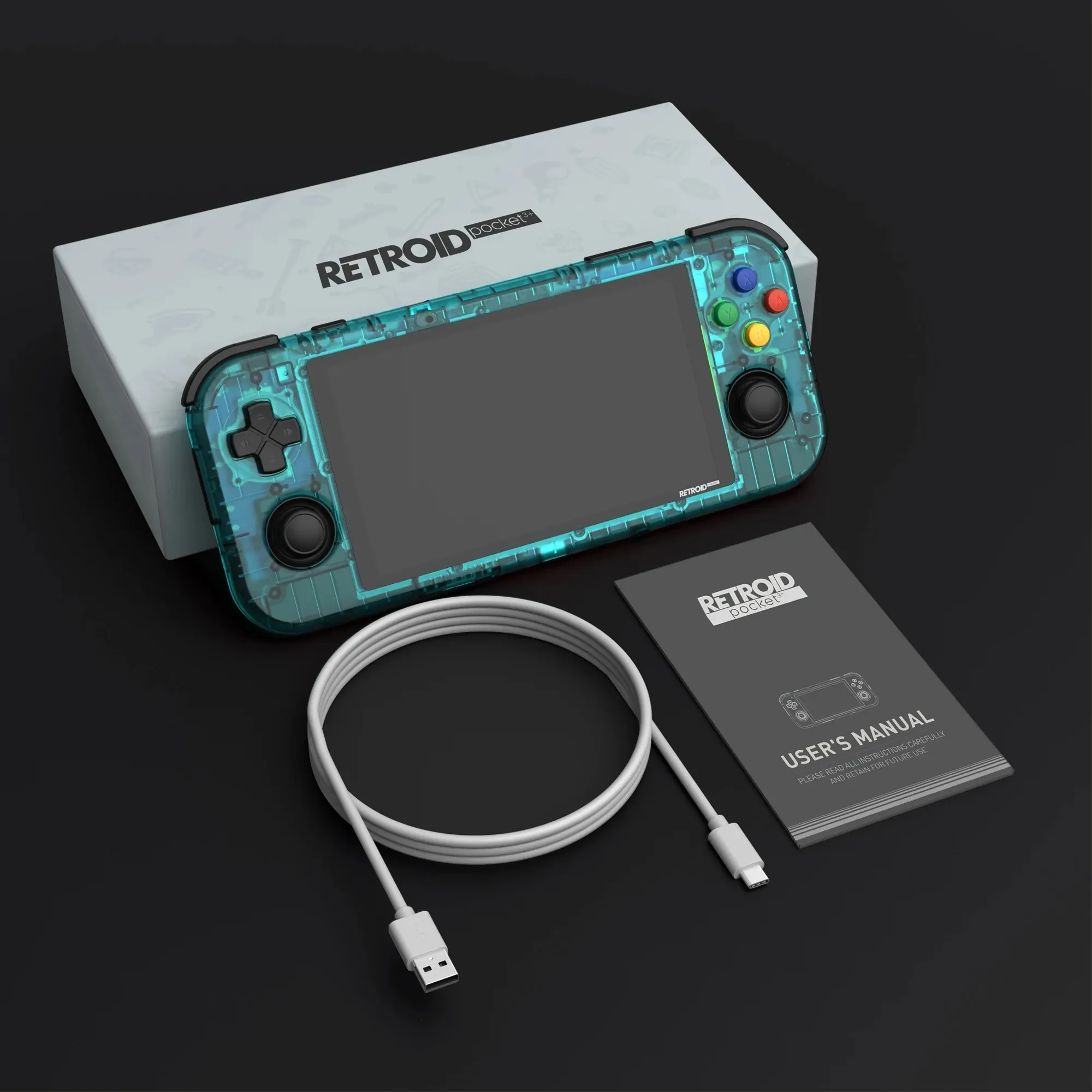 Retro Handheld Game Console: Retroid Pocket 3+ 4.7 Touch Screen, 4G ...