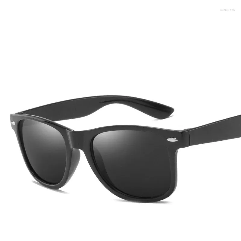 Sunglasses European American Style For Women Square Shape Anti-reflective Men's Driving Travelling Female Sun Glass