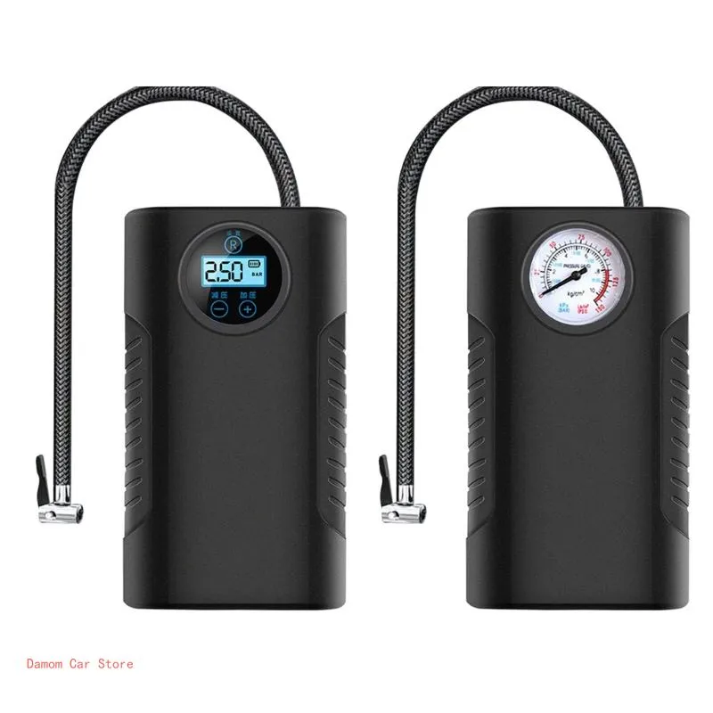 Tire Inflator Air Compressor, Digital Car Tire Pump 12V DC Portable Car Accessories Men Electric Air Pump 150 Psi Car Tires Bikes Football Preset Tire - View #10