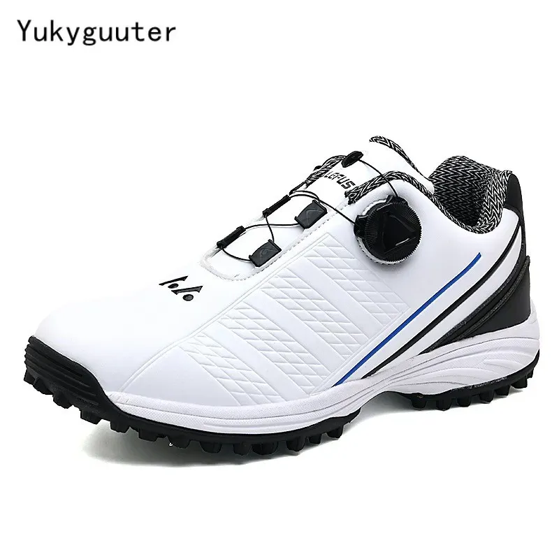 Shoes New Waterproof Golf Shoes Men Comfortable Professional Golf Sneakers Outdoor Walking Footwears Anti Slip Athletic Sneakers