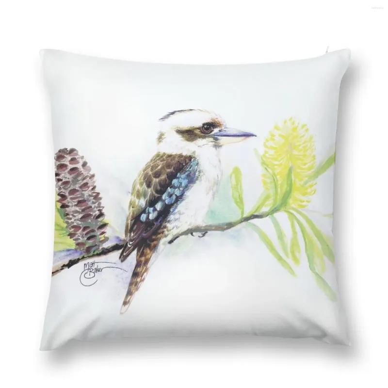 Pillow The Contented Kookaburra Throw Christmas Supplies Decorations 2024 Couch Pillows
