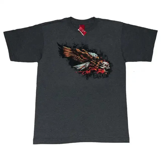 DHgate.com:JNCO Y2k Hip Hop Skull Print Oversized T-Shirt