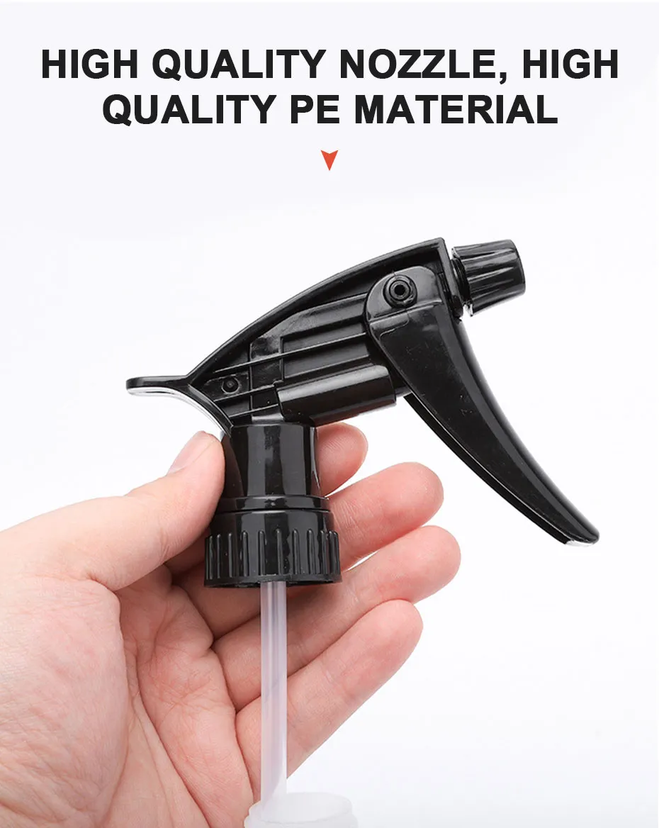 SEAMETAL 800ml Portable Spray Bottle Refillable PE Plastic Container ...