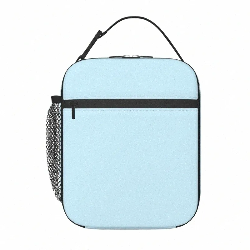 Sacs à lunch bleus Boîte à lunch isolée Boîte à lunch pour adolescents Garçons Filles Femmes Hommes Premium Fourre-tout thermique avec poches latérales W2vq #