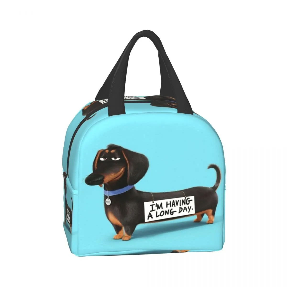 DHgate Thermal Insulated Dachshund Lunch Bag for Women Reusable Lunch Container for Outdoor Picnic Food Box Bags Luggage Accessories