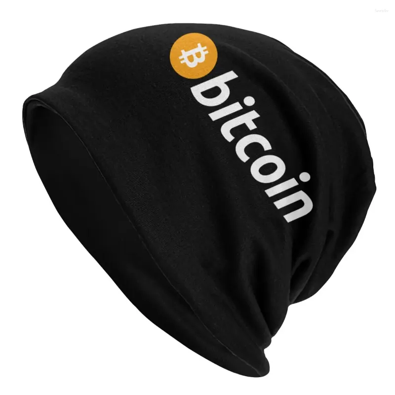 Bérets crypto-monnaie Bonnet chapeaux automne hiver Ski Skullies bonnets Satoshi Nakamoto pour hommes femmes tricot casquette chaude