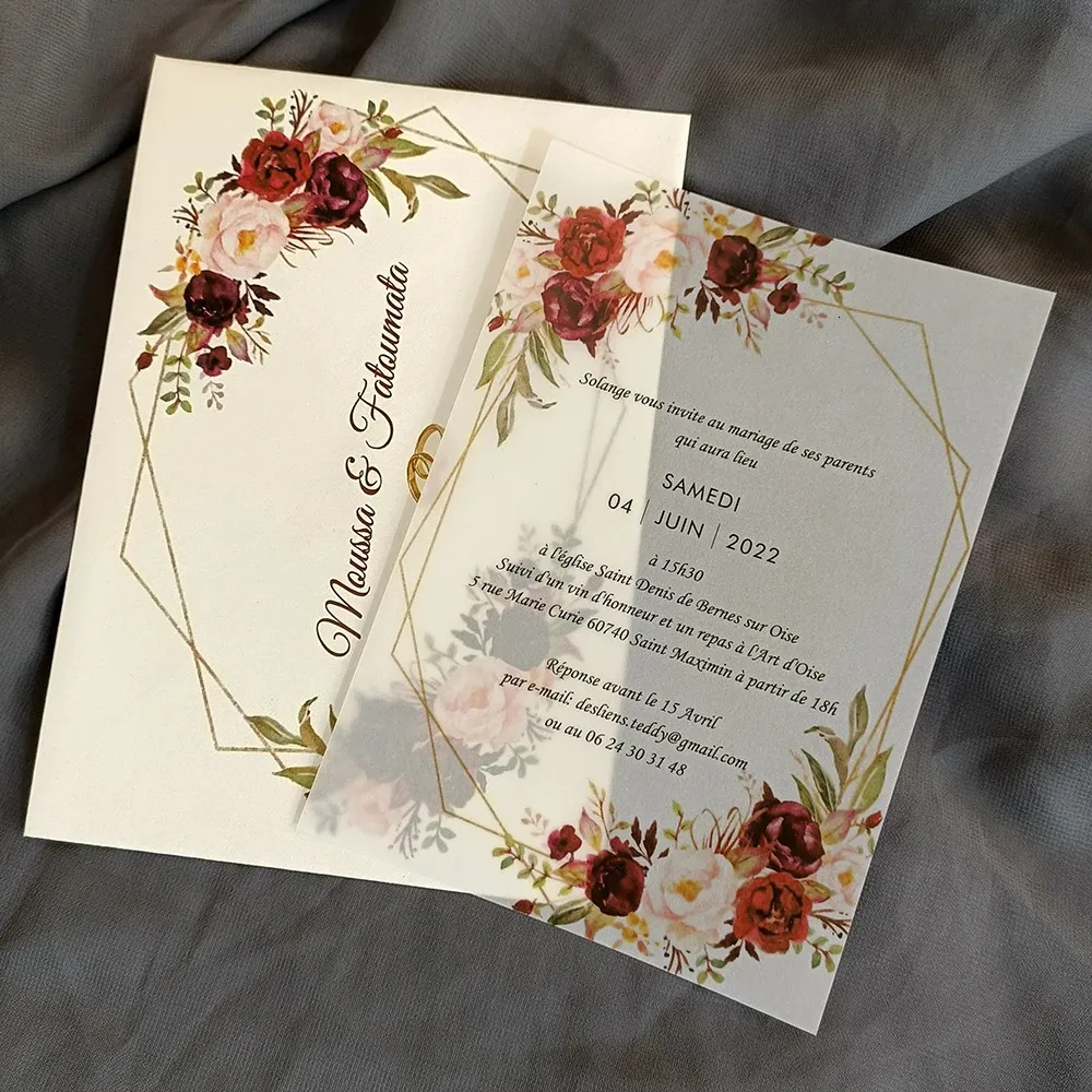 Personalized Wedding invitations Editable Bridal Shower Information Save The Date Greeting Cards Birthday 240328