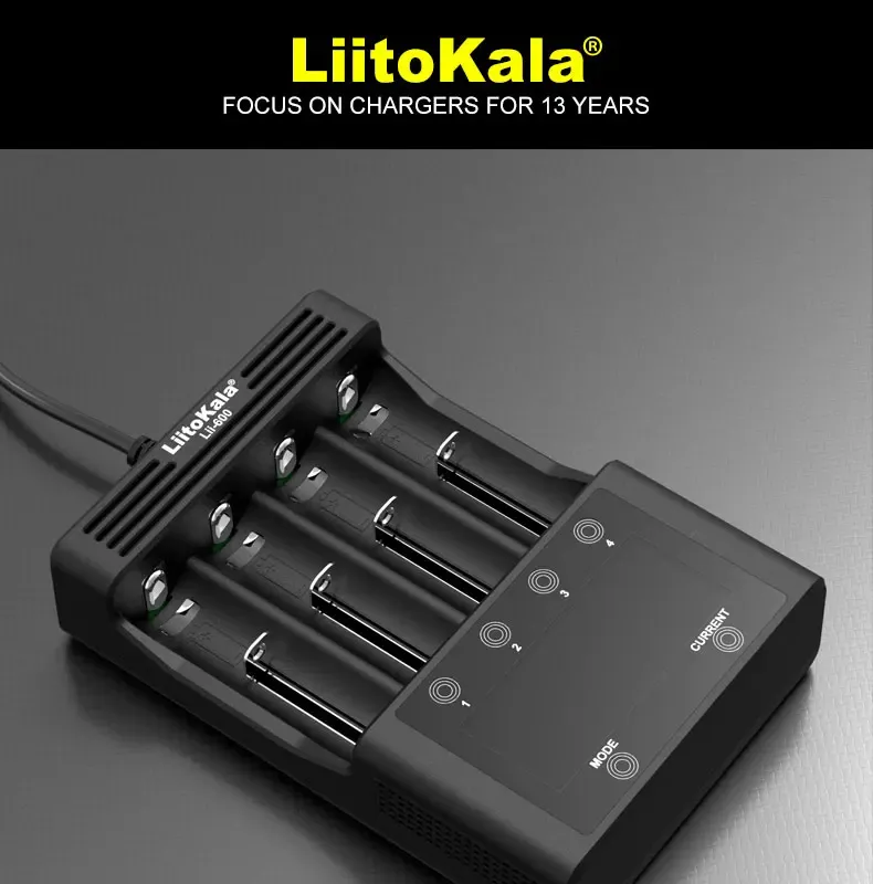 Liitokala Lii-S8 充電器　リチウムイオン電池 LiitoKala Lii-S8 Charger - LiitoKala Power CO.,LTD 深圳市鑫