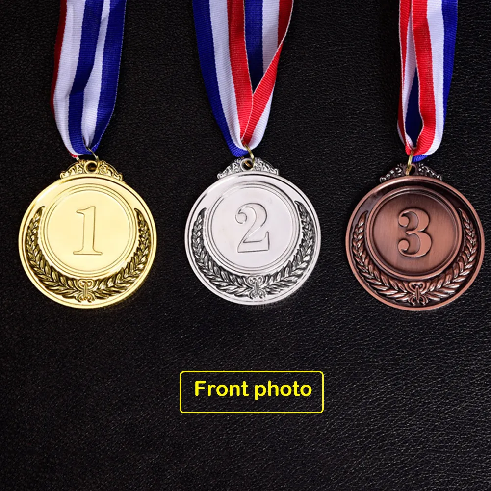Omevett 12 Pcs Medals For Children Sports Day Medals 2 Inch Gold Silver Bronze Medals Metal For Kids Adults Winner Medal With Ribbon 1st 2nd 3rd Medals Award For Gymnastic Medal Competitions Party - View #2
