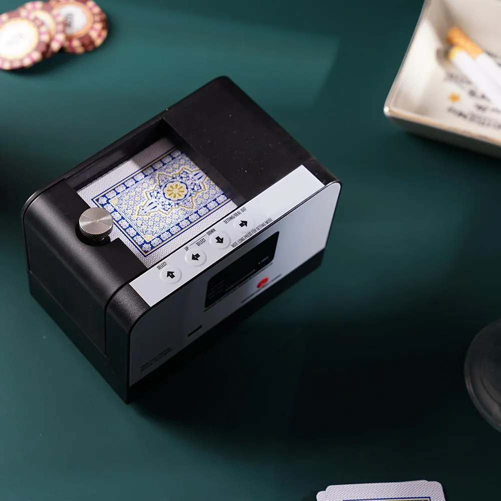 Automatic Card Dealer Machine with USB Type-C Charging for Blackjack ...