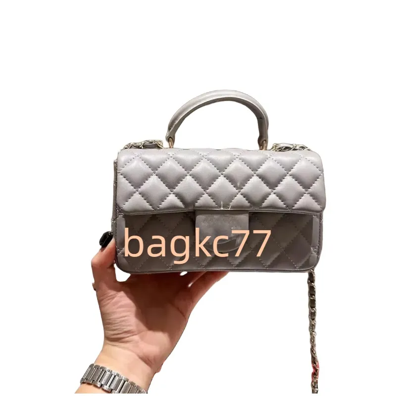 2024 Luxe Tas Ontwerp Schoudertas Dames Handtas Schapenvacht Kaviaar Tassen Dames Handtas Materiaal Diamant Patroon Flip Bag Praktisch en Veelzijdig