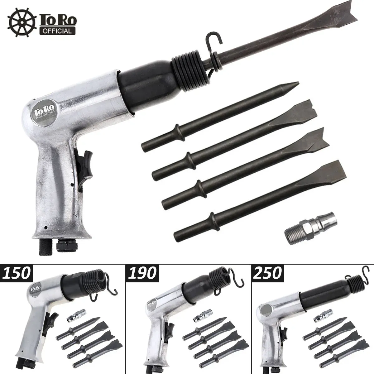 TORO 1/4 Air Hammer: Powerful Handheld Pneumatic Tool for Rust Removal ...