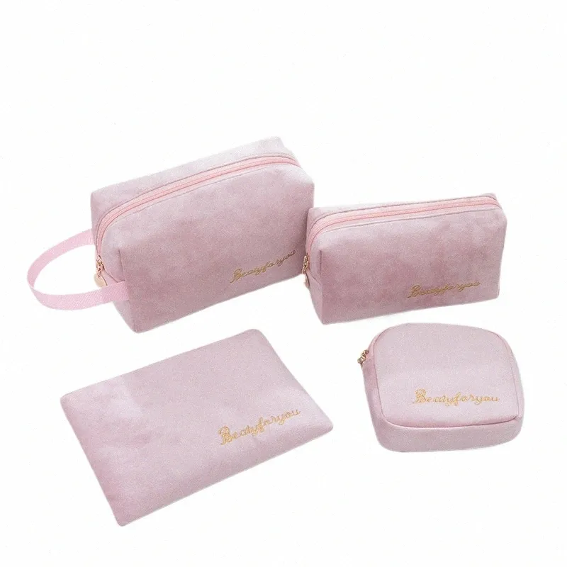 Sac à cosmétiques pour femmes Veet doux, sac de rangement de maquillage, tampons de toilette, sac de maquillage de voyage, pochette d'organisation, étui de beauté W D9iz #