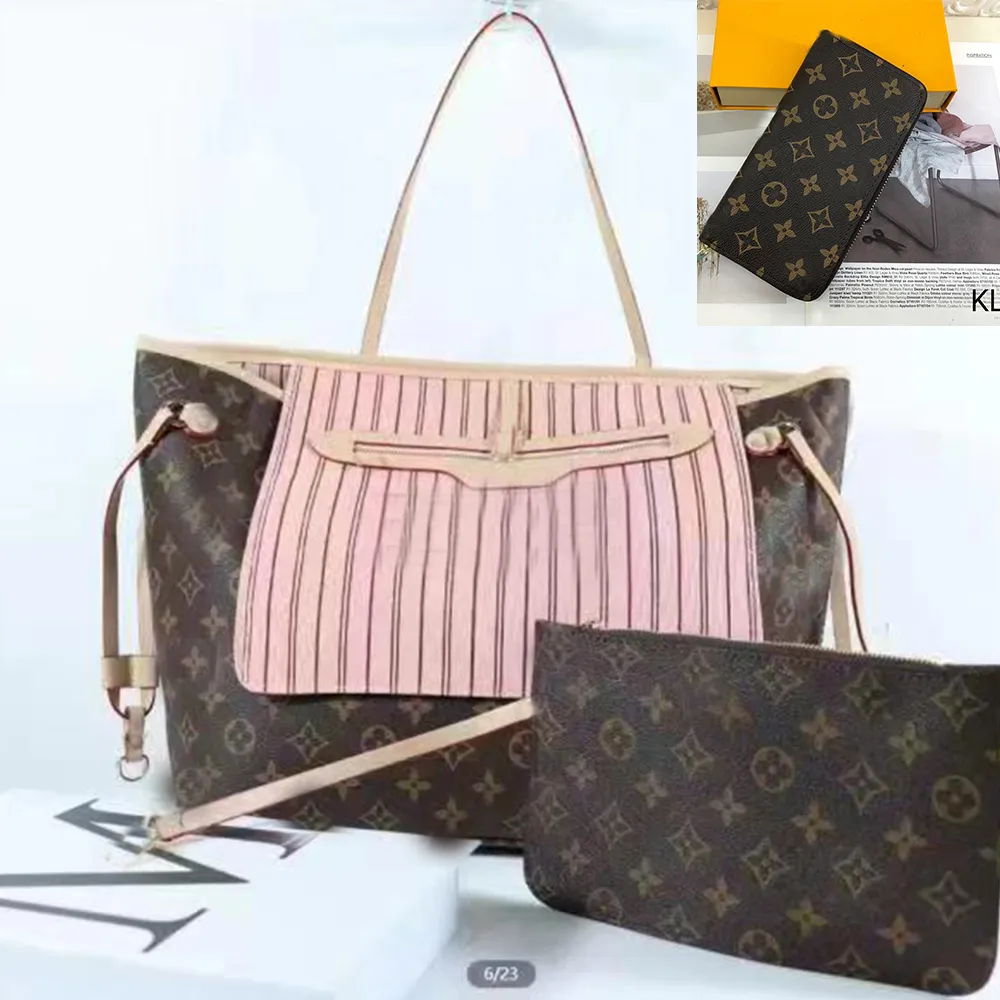 sac fourre-tout de luxe pour femmes mode sac à main en PU sacs de créateurs de haute qualité avec pochette bracelet sac à main deux pièces un ensemble fourre-tout dames causales sacs de shopping quotidiens ensembles de portefeuille