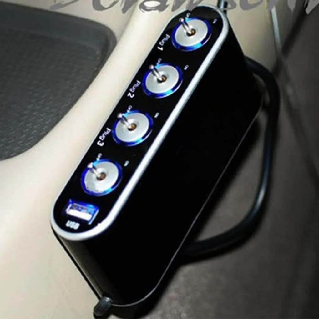 4 Way Car Charger: 12V Multi Cigarette Lighter Socket... From Ddmymaster,  $31.31