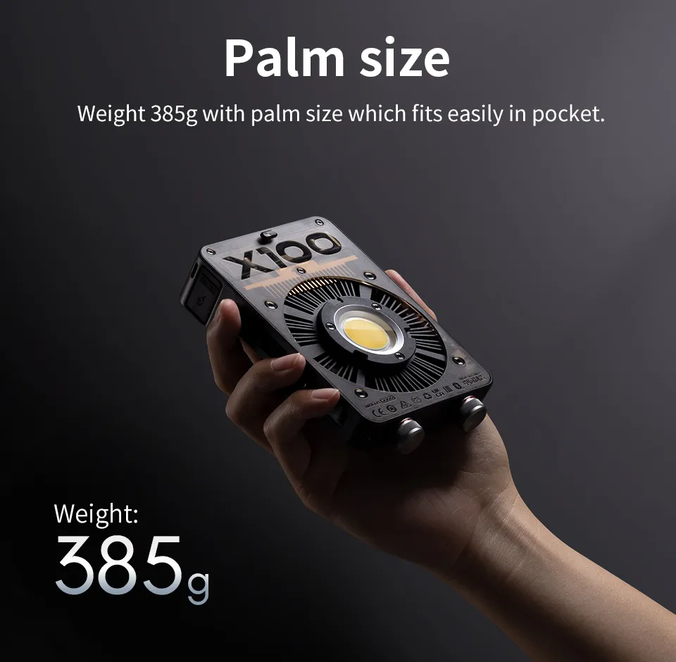 DHgate.com:2024ZHIYUN MOLUS X100 COB LED Light for Video Shooting 