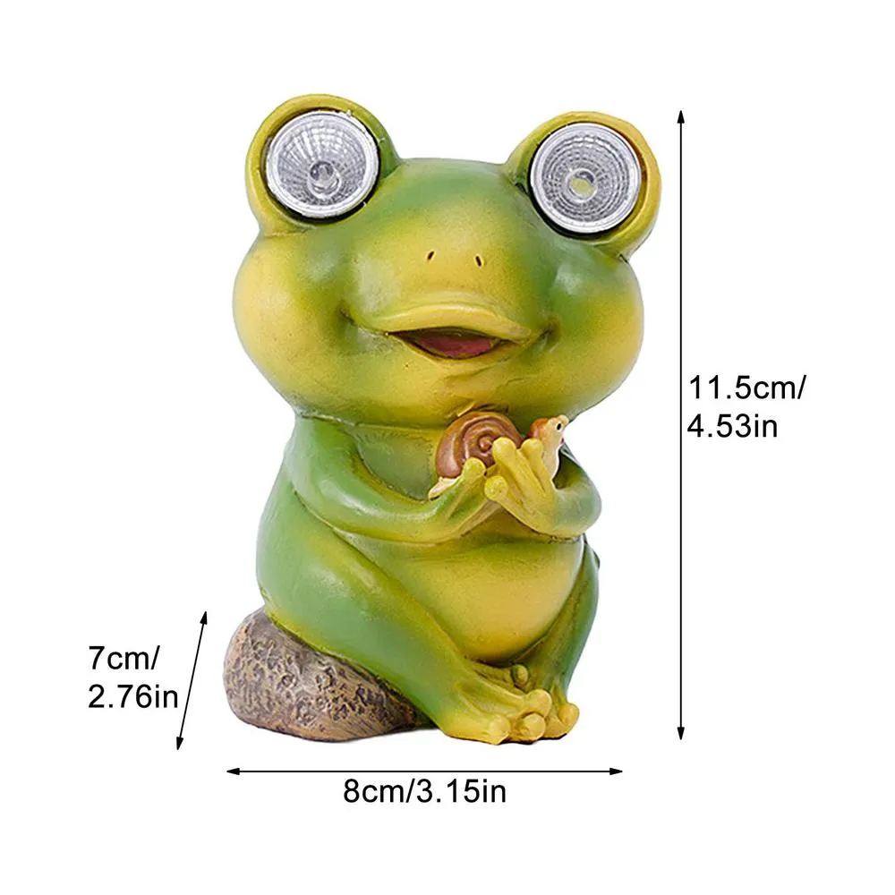 Figurine solaire grenouille avec lanterne - Lampe Solaire Exterieur Figurine solaire grenouille avec lanterne - Lampe Solaire Exterieur