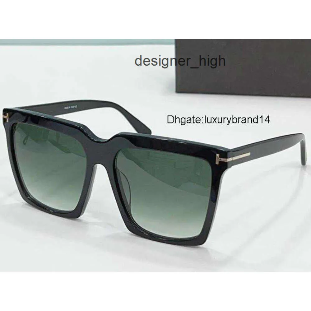 Gafas TF Hombre de lujo Ft0764 Montura cuadrada Realfine888 Gafas de sol de diseñador Toms Fords para mujer 5a con caja de tela para gafas Tf Ft0676 Ft0731 IVB3