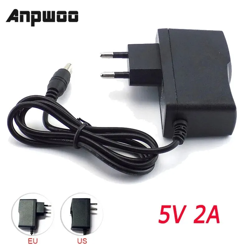 Power Adapter AC to DC 100-240V Supply Charger adapter 5V 12V 9V 1A 2A 3A 0.5A US EU Plug 5.5mm x 2.5mm for CCTV LED Strip Lamp