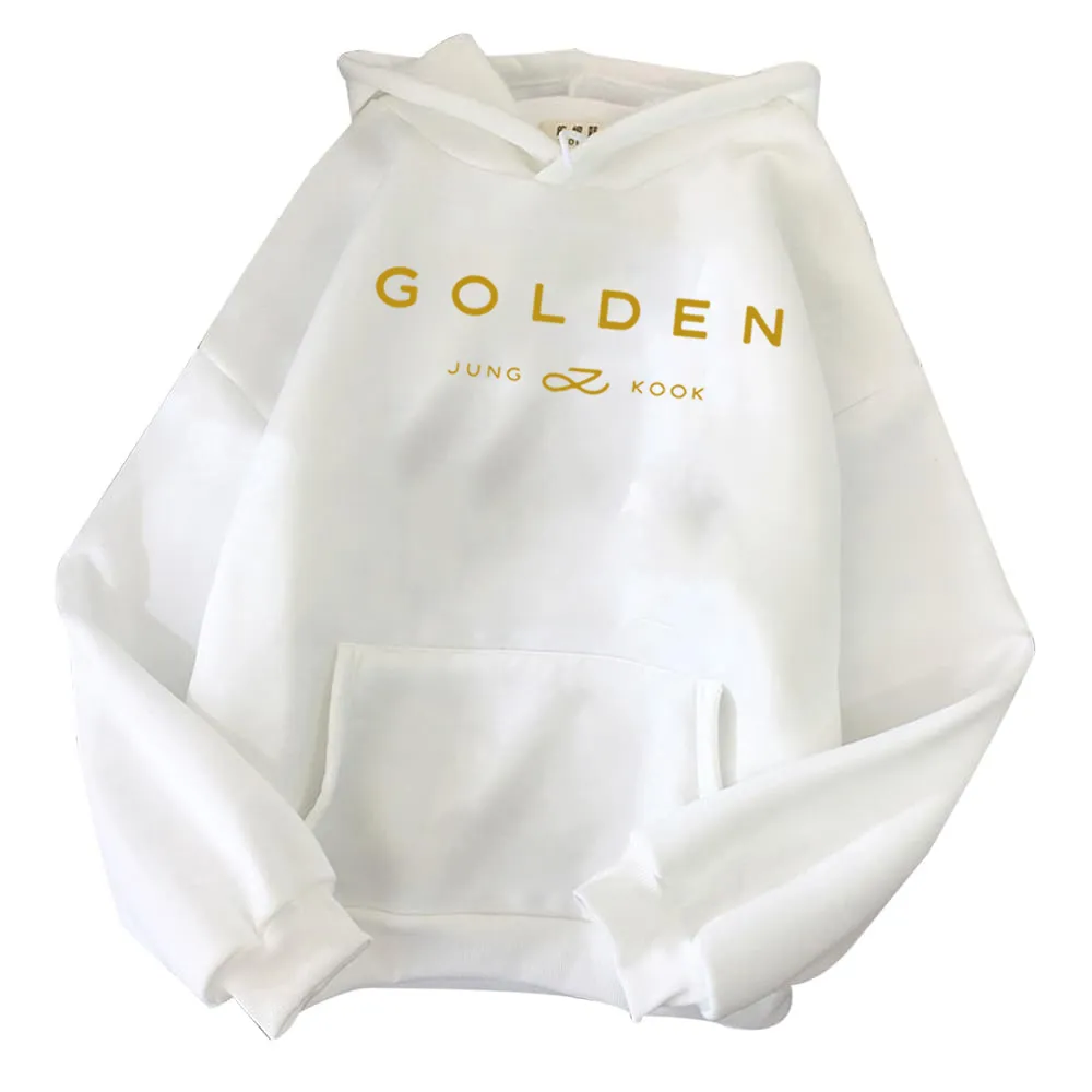 スウェット・トレーナー Golden SWEATSHIRTS (GMP00875P000520 81347) DHgate.com:Unisex Golden Kpop Hoodie: Vintage Sweatshirt