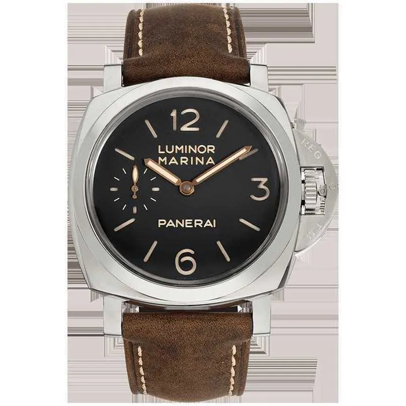 Relógios de luxo Paneraiss Luminor Relógio Italiano Design Série 1950 Manual Mecânico Relógio Masculino Pam00422 Aço Inoxidável Impermeável de Alta Qualidade