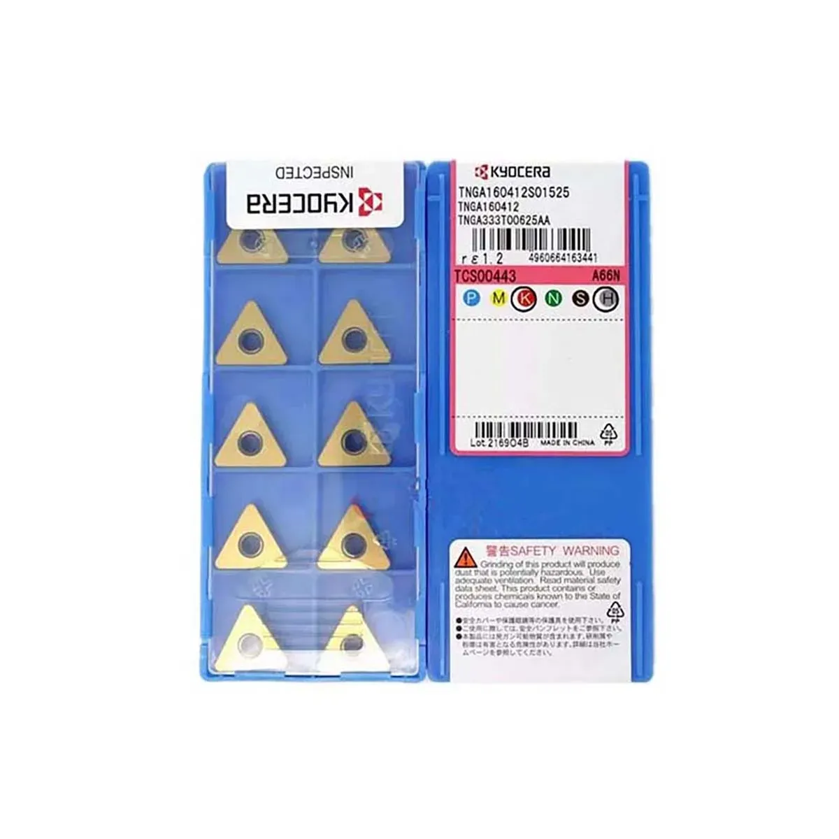 Kyocer TNGA160412S01525 TNGA160408S01525 TNGA160404