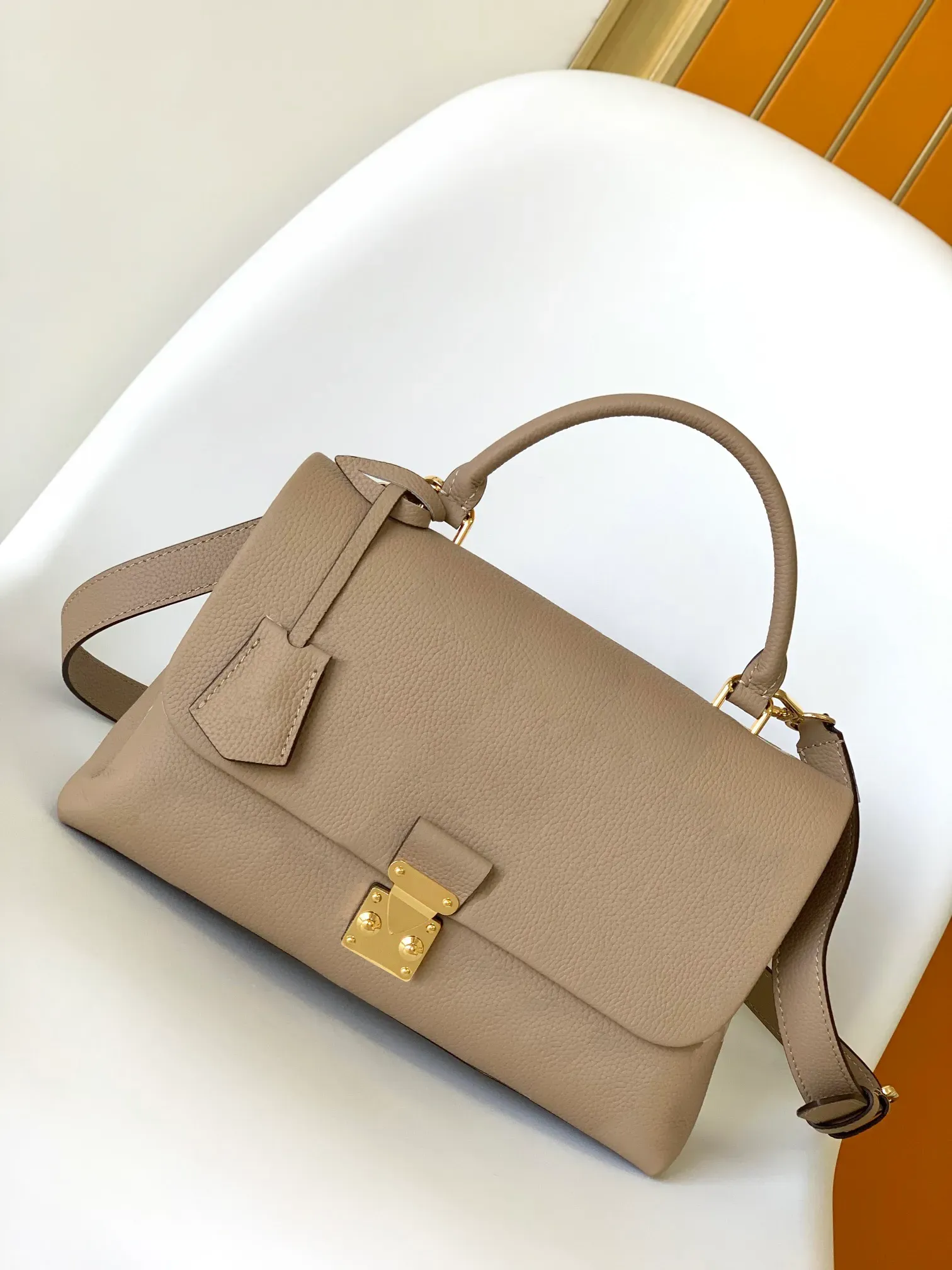 M45978 Yüksek Kaliteli Klasikler Tote Çanta Tasarımcısı Madeleine Lady Luxurys Çantalar Deri Kadın Omuz Çantası Hobo Crossbody Bag Messenger Alışveriş Çantası