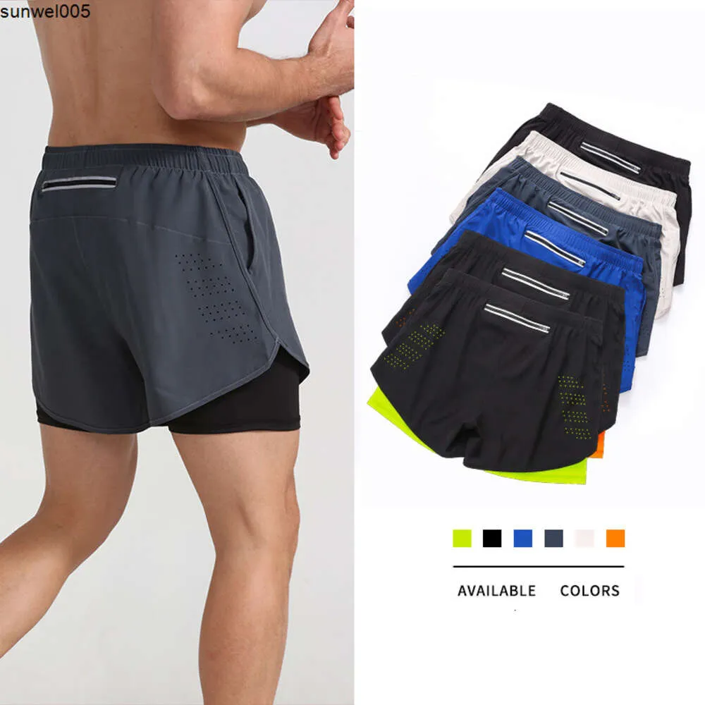 Designer Shorts Are Selling Well. Shorts Mens Running Marathon Track and Field Loose Three-part Pants Quick Drying Lining Anti Light Double-layer