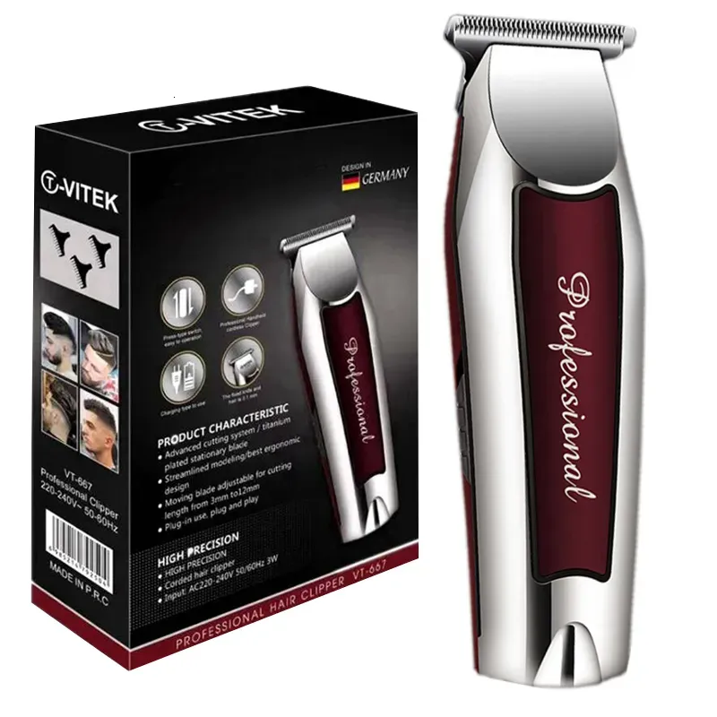 Aparadores Clippers Aparadores Aparador de cabelo sem fio recarregável para homens aliciamento profissional elétrico máquina de cortar cabelo barba máquina de corte de cabelo