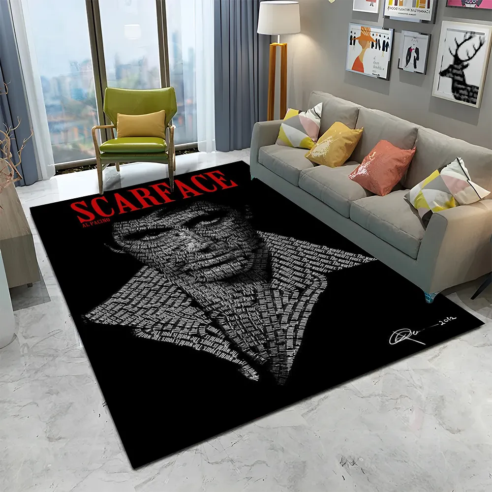Human made FACE RUG LARGE - BLACK カーペット Human Made Human Made Rug Blanket Carpet Mat Rug Entrance