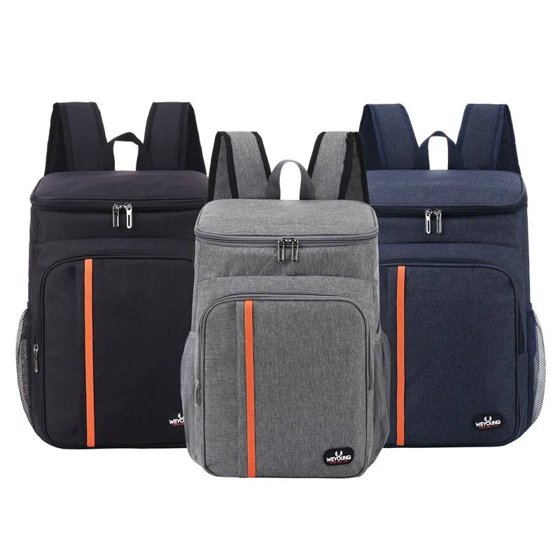 DHgate 2024 Waterproof Thermal Backpack Cooler Bag 20L Thickened Insulated Leakproof Lunch Backpack for Camping Hiking Picnic Bags Luggage Accessories