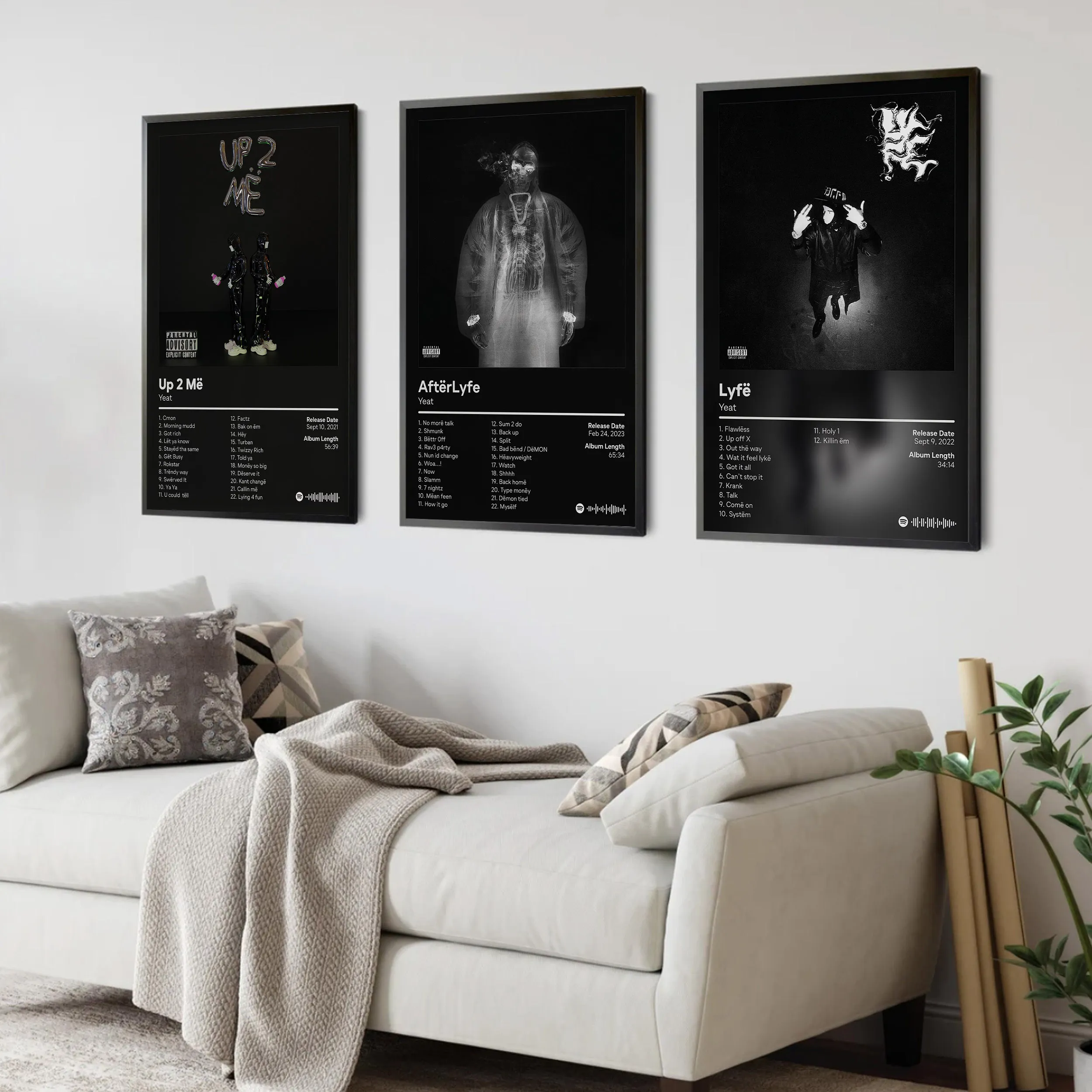 Lyfe Alive Rap Music Pop Album Wall Art Aesthetic Artist