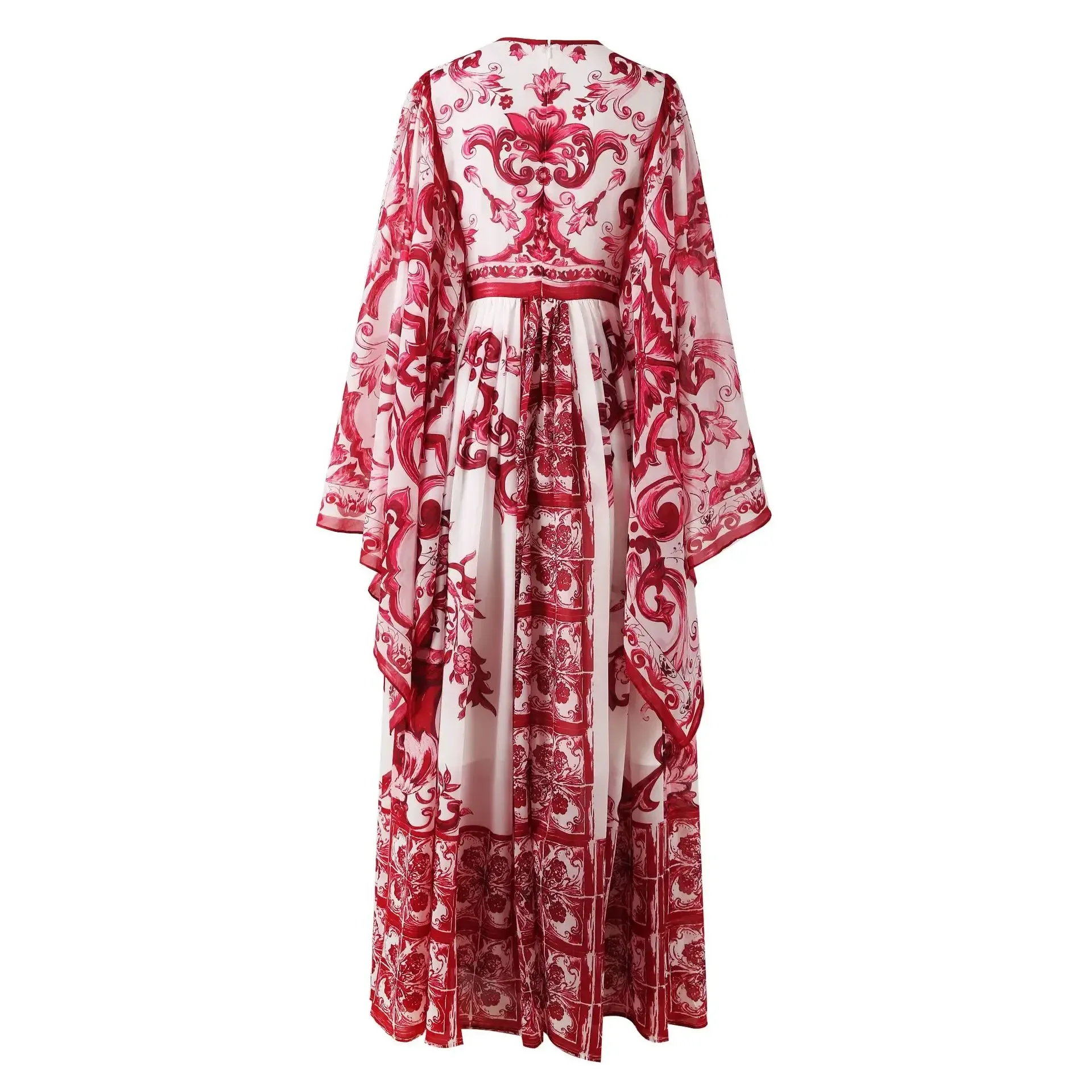 Sexy Chic and Elegant Women's Summer Dress 2024 Bohemian Vintage Chiffon  Holiday Long Party Robes Clothing from Dhgate Basic & Casual Dresses -  price 73.18
