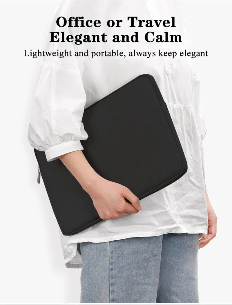 2024Stylish Soft Laptop Bag for 15.6-inch Laptops - Water-resistant ...