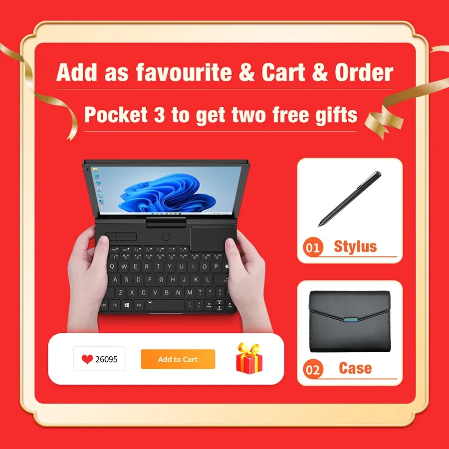Affordable GPD Pocket 3 Windows 11 Android Gaming Laptop Notebook PC ...