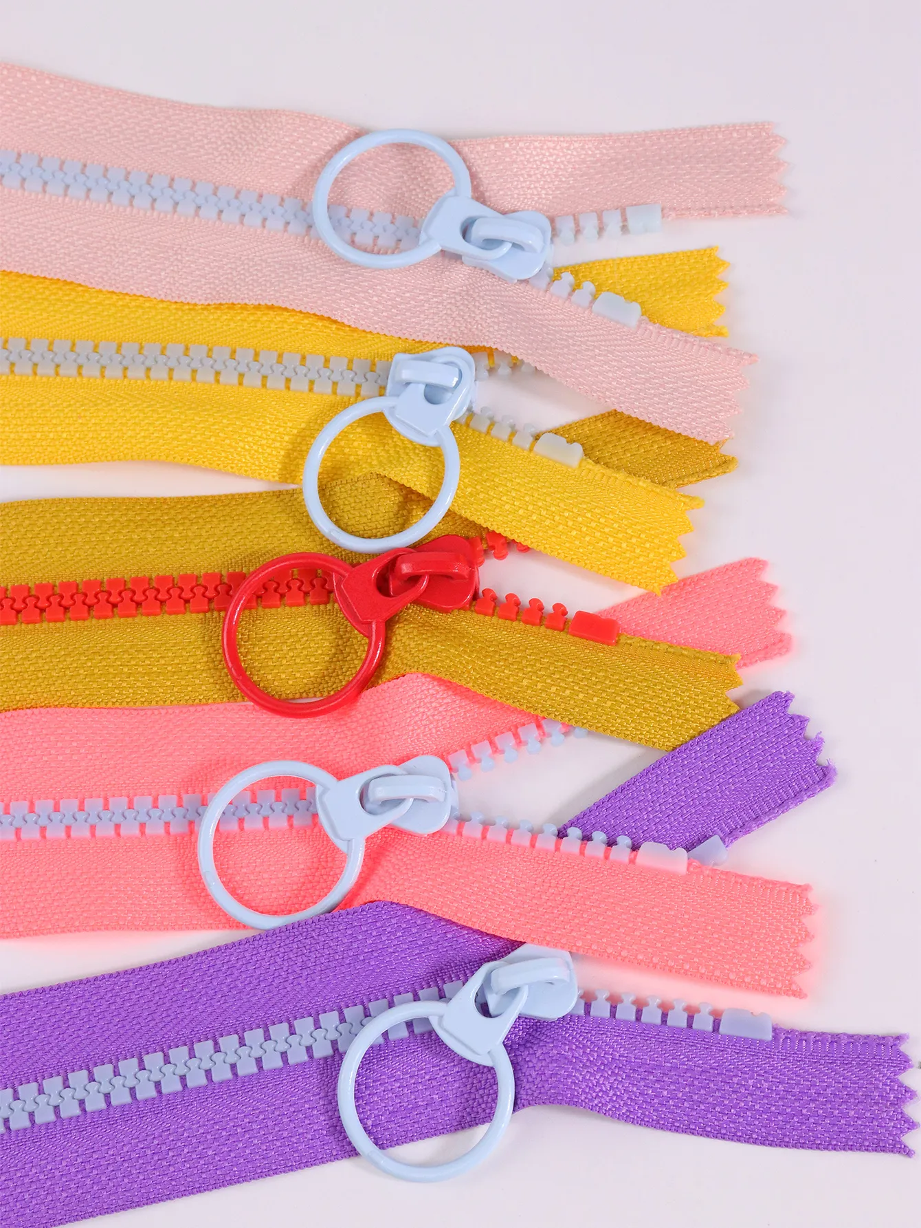 Resin Zipper Loop Slider Closure Ends for Handicraft Purse Pocket ...