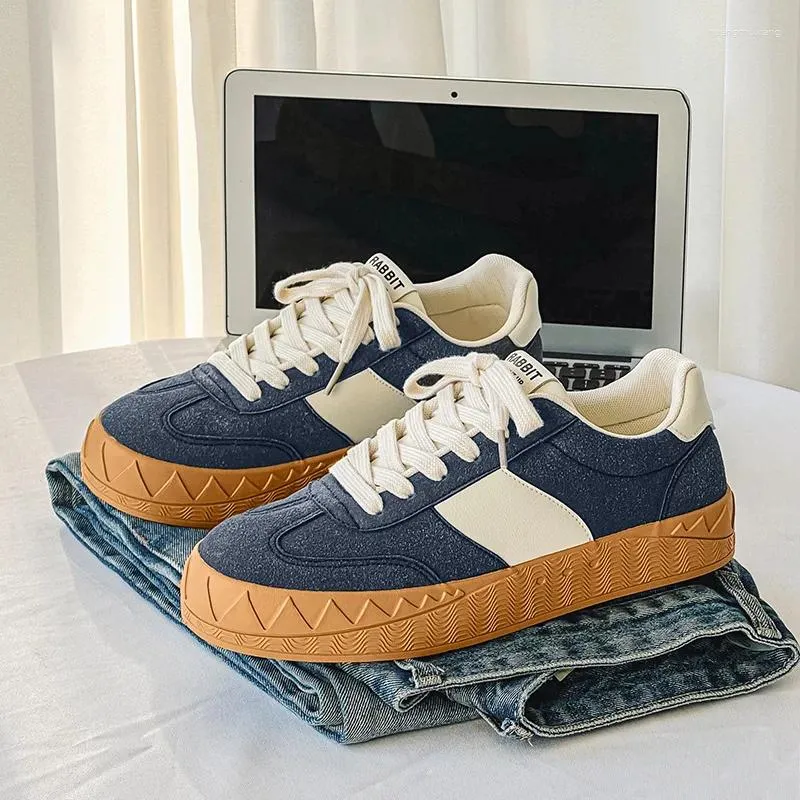 Casual Shoes Classic Men's Vulcanized Sneakers 2024 Spring Men Comfort Low Cut Vintage Zapatillas