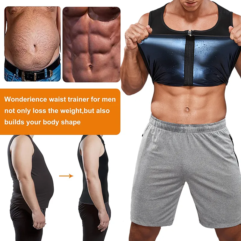 Neoprene Sweat Sauna Suit For Men Waist Trainer Slimming Body Shaper Shapewear Corset Top With Tynor Lumbar Support And Modeling Strap For Gym From Ddmylucky 13.27 DHgate.Com