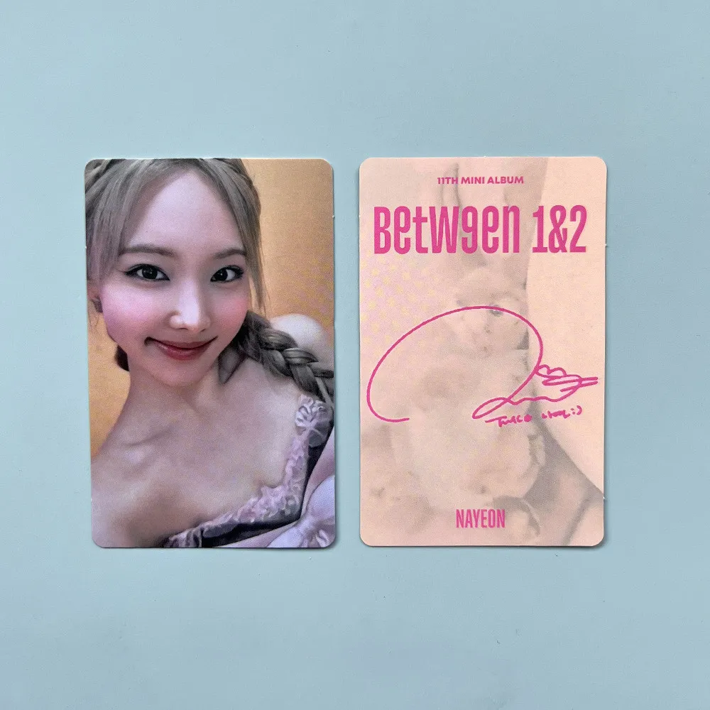 DHgate.com:9pcs TWICE Photocards BETWEEN 1&2 Postcards TZUYU