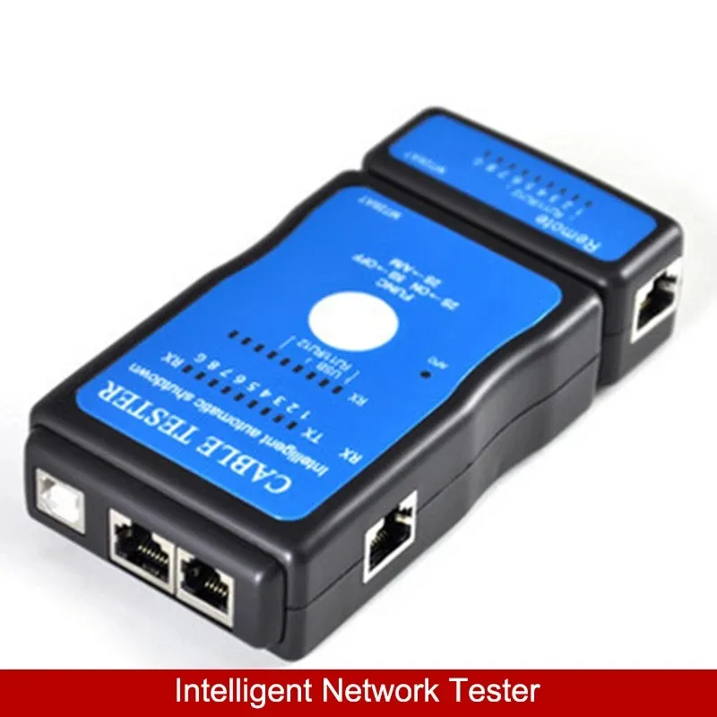 RJ45 RJ11 RJ12 Network Cable Tester ، CAT6 UTP LAN الفئة 5 اختبار الكابل ، سلك الشبكة ، كاشف خط الهاتف ، أداة التتبع